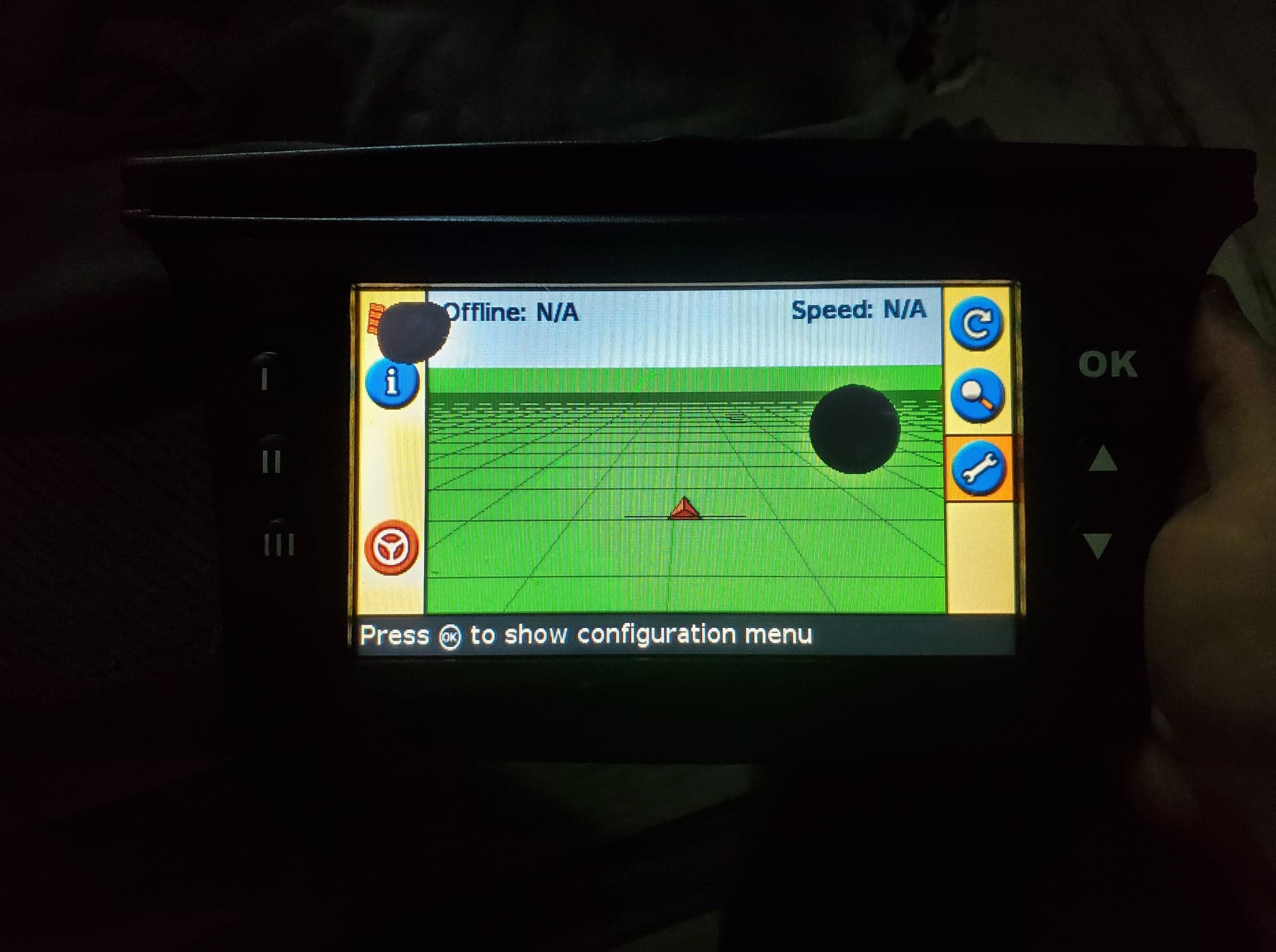 Trimble / Ag Leader EZ Guide 500 LCD replacement Genuine OEM
